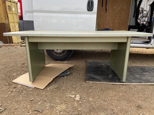 Vintage Steel Tanker Desk Conference Table - Thumbnail 15