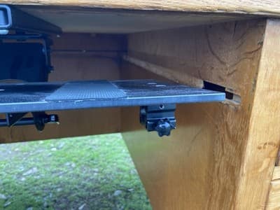 Traditional Antique Oak Teacher Library or Writing Desk Needs Some Refinishing - Thumbnail 5