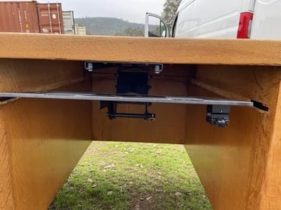 Traditional Antique Oak Teacher Library or Writing Desk Needs Some Refinishing - Thumbnail 7