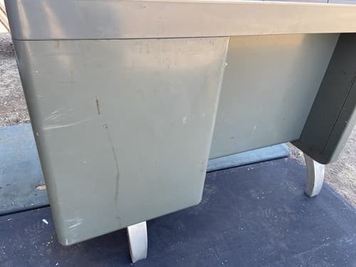 Vintage General Fireproofing Co. Tanker Desk Table- Mid Century - Thumbnail 7
