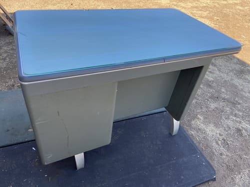 Vintage General Fireproofing Co. Tanker Desk Table- Mid Century - Thumbnail 13