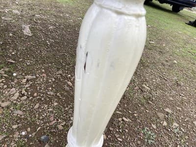 Antique Rustic Pine Farmhouse Shabby  Chick Dining Room Kitchen Table - Thumbnail 8