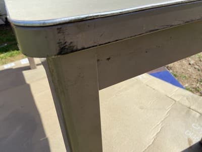 McDowell And Craig Vintage Mid Century Modern Metal Tanker Desk - Thumbnail 9