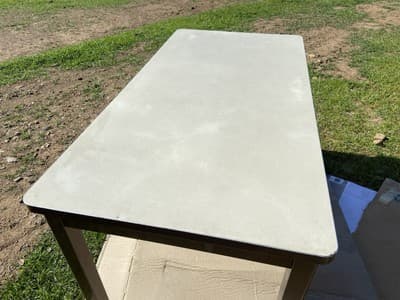 McDowell And Craig Vintage Mid Century Modern Metal Tanker Desk - Thumbnail 10