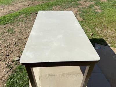 McDowell And Craig Vintage Mid Century Modern Metal Tanker Desk - Thumbnail 14