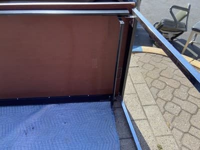 Vintage Mid-Century Industrial Tanker Conference Table By Krueger - Thumbnail 2