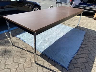 Vintage Mid-Century Industrial Tanker Conference Table By Krueger - Thumbnail 10