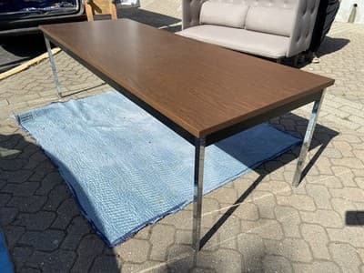 Vintage Mid-Century Industrial Tanker Conference Table By Krueger - Thumbnail 9