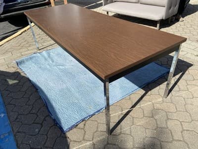 Vintage Mid-Century Industrial Tanker Conference Table By Krueger - Thumbnail 12