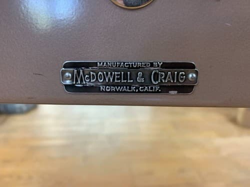 Vintage McDowell And Craig  Tanker Desk Table - Thumbnail 3