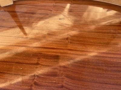 Vintage Mid Century Modern Italian Inlaid Oval Coffee Table - Thumbnail 12