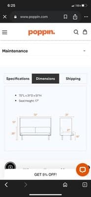 Poppin QT Privacy Lounge Chair - Thumbnail 14