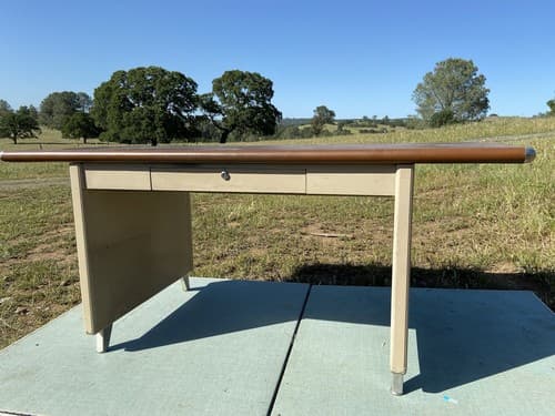 Vintage Mid-Century ModernIndustrial Shaw Walker Table Desk - Thumbnail 2