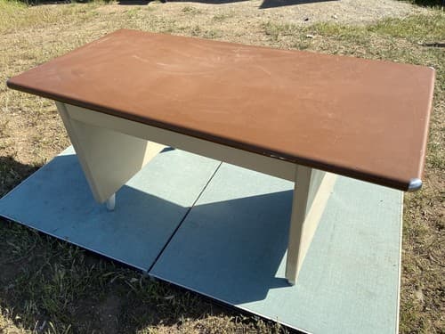 Vintage Mid-Century ModernIndustrial Shaw Walker Table Desk - Thumbnail 9