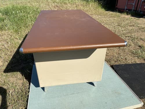 Vintage Mid-Century ModernIndustrial Shaw Walker Table Desk - Thumbnail 10