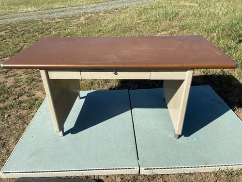 Vintage Mid-Century ModernIndustrial Shaw Walker Table Desk - Thumbnail 13