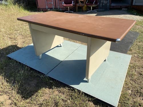 Vintage Mid-Century ModernIndustrial Shaw Walker Table Desk - Thumbnail 14
