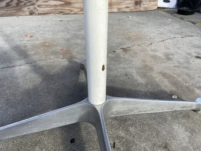 Eames Herman Miller MCM Aluminum Group Table Contract Base 36” Round - Thumbnail 7