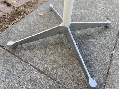 Eames Herman Miller MCM Aluminum Group Table Contract Base 36” Round - Thumbnail 16