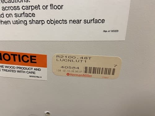 Vintage Herman Miller Resolve Workstation Cubicles Set Of 12 Office Desk - Thumbnail 6