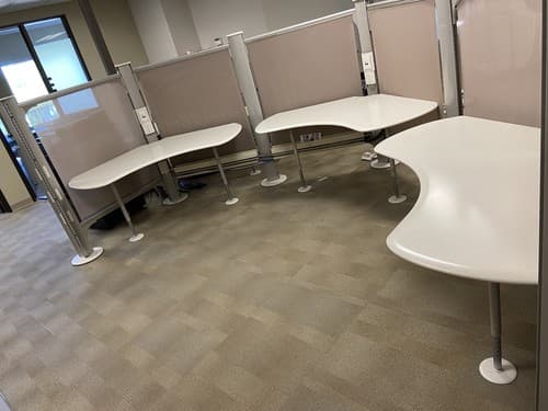 Vintage Herman Miller Resolve Workstation Cubicles Set Of 12 Office Desk - Thumbnail 2