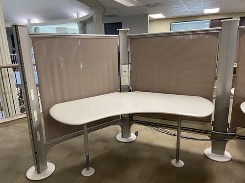 Vintage Herman Miller Resolve Workstation Cubicles Set Of 12 Office Desk - Thumbnail 12