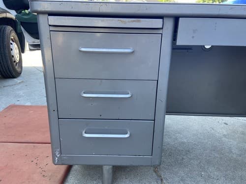 Vintage Steelcase Tanker Desk - Thumbnail 2