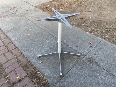 Eames Herman Miller MCM Aluminum Group Table Contract Base 36” Round - Thumbnail 24