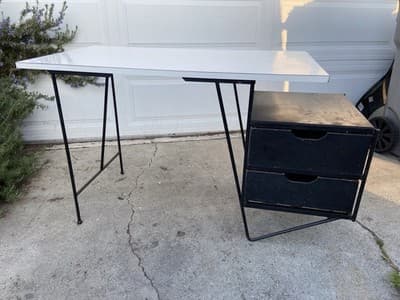 1950’s Floating Desk By D.R Bates & Jackson Gregory Jr. For Vista Of California - Thumbnail 2