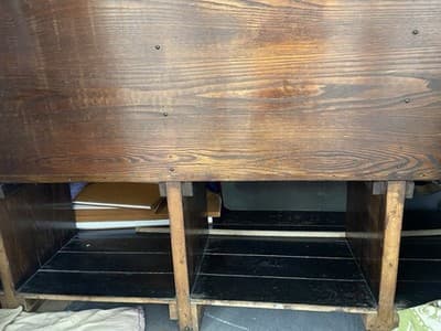 Antique Gothic church pew  Choir Stalls 4 Seater Bench Theatre Seats - Thumbnail 7