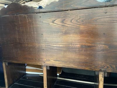 Antique Gothic church pew  Choir Stalls 4 Seater Bench Theatre Seats - Thumbnail 10