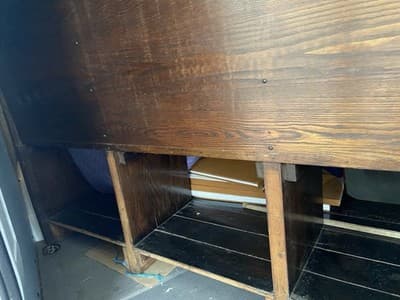 Antique Gothic church pew  Choir Stalls 4 Seater Bench Theatre Seats - Thumbnail 9