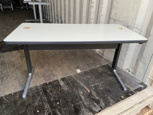 Herman Miller George Nelson Action Office Alum Group Table. 47”L x 23"W x 24.5"H - Thumbnail 2
