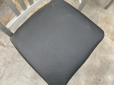 Rare Set of 5 Vintage  1960’s Emeco Aluminum Navy Chairs  Needs Upholstery Foam - Thumbnail 5