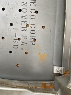 Rare Set of 5 Vintage  1960’s Emeco Aluminum Navy Chairs  Needs Upholstery Foam - Thumbnail 10