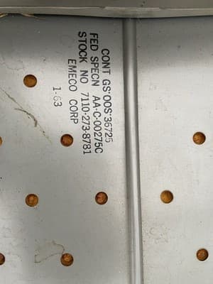 Rare Set of 5 Vintage  1960’s Emeco Aluminum Navy Chairs  Needs Upholstery Foam - Thumbnail 11