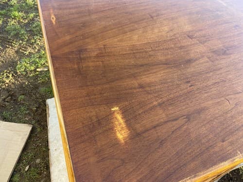 Anderson Vintage Mid Century Modern Wooden Tanker Desk - Thumbnail 11