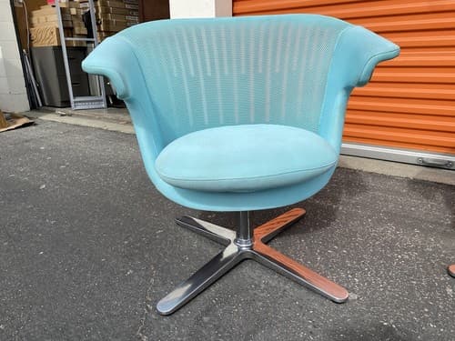 STEELCASE i2i MODERN COLLABORATIVE CHAIRs WITH CHROME BASE Lounge Set Of 3 - Thumbnail 7