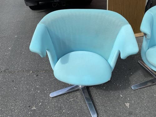 STEELCASE i2i MODERN COLLABORATIVE CHAIRs WITH CHROME BASE Lounge Set Of 3 - Thumbnail 12