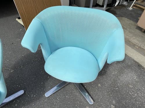 STEELCASE i2i MODERN COLLABORATIVE CHAIRs WITH CHROME BASE Lounge Set Of 3 - Thumbnail 11