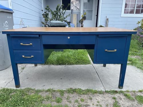 Antique Roll Top Desk - Thumbnail 3