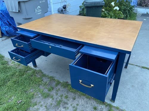 Antique Roll Top Desk - Thumbnail 5