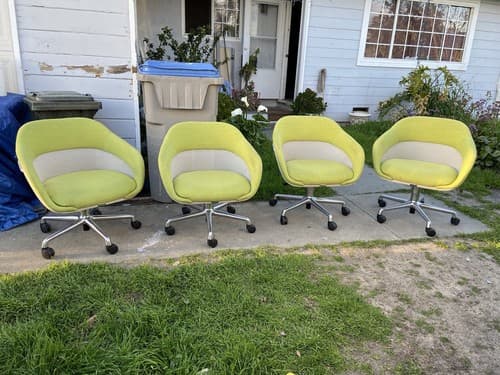 Contemporary Scott Wilson for Coalesse SW_1 Swivel Conference Chairs - Set of 4 - Thumbnail 2