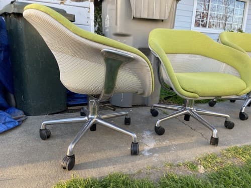 Contemporary Scott Wilson for Coalesse SW_1 Swivel Conference Chairs - Set of 4 - Thumbnail 7