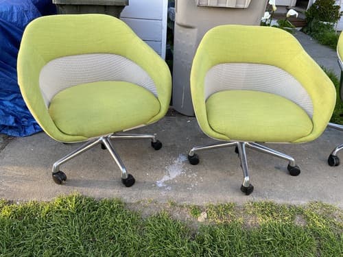 Contemporary Scott Wilson for Coalesse SW_1 Swivel Conference Chairs - Set of 4 - Thumbnail 3