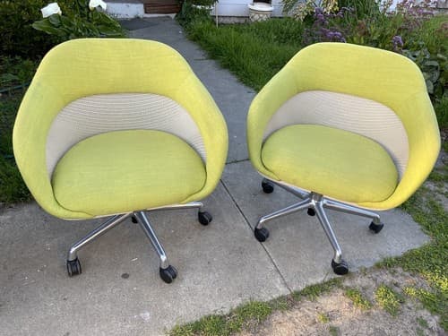 Contemporary Scott Wilson for Coalesse SW_1 Swivel Conference Chairs - Set of 4 - Thumbnail 8