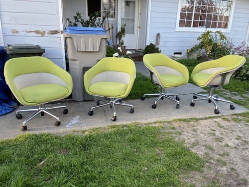 Contemporary Scott Wilson for Coalesse SW_1 Swivel Conference Chairs - Set of 4 - Thumbnail 11