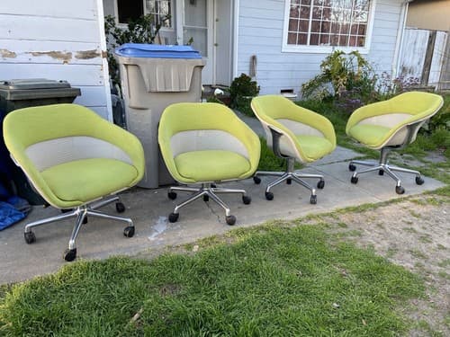 Contemporary Scott Wilson for Coalesse SW_1 Swivel Conference Chairs - Set of 4 - Thumbnail 15