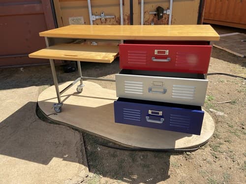 Pottery Barn Teen Metal Locker Desk Collection - Thumbnail 10