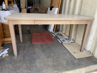 Vintage Mid Century Modern Steelcase Tanker Desk Unmarked - Image 1